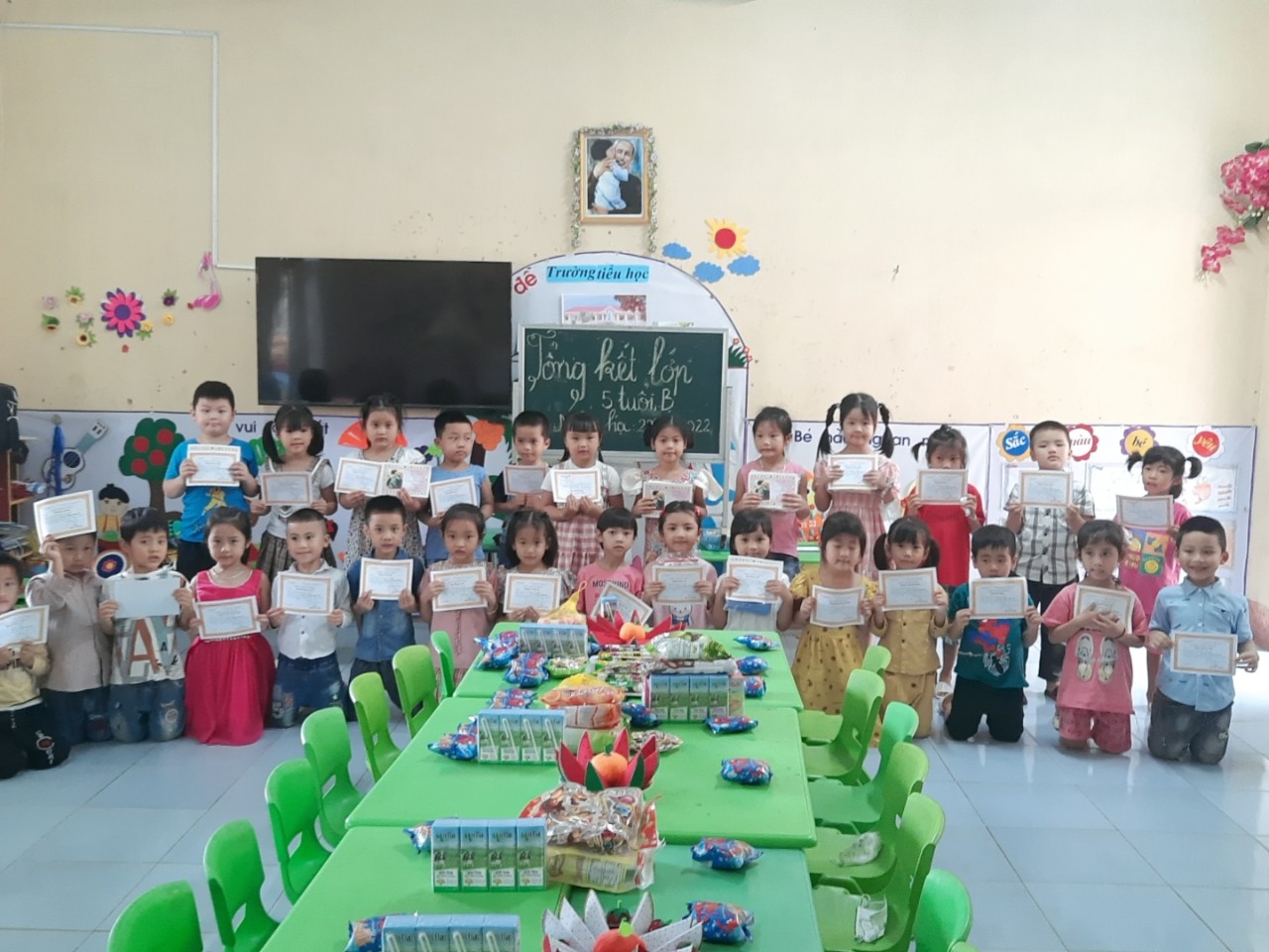Trường Mầm non Tuy Lộc tổ chức tổng kết năm học 2021 – 2022 
