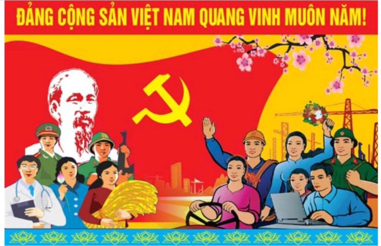 Tuyên truyền Kỷ niệm 93 năm ngày thành lập Đảng Cộng sản Việt Nam  (03/02/1930 - 03/02/2023)